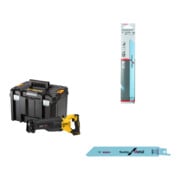 Set DEWALT Akku-Säbelsäge 18V XR Flexvolt Advantage + Bosch 5 Säbelsägeblätter S 1122 BF