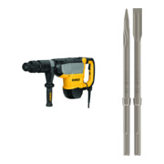 Set DEWALT Kombihammer SDS-max 52mm 1700 Watt UTC D25773K-QS + Bosch PRO SDS Max-5C Meißel Set, 4St.