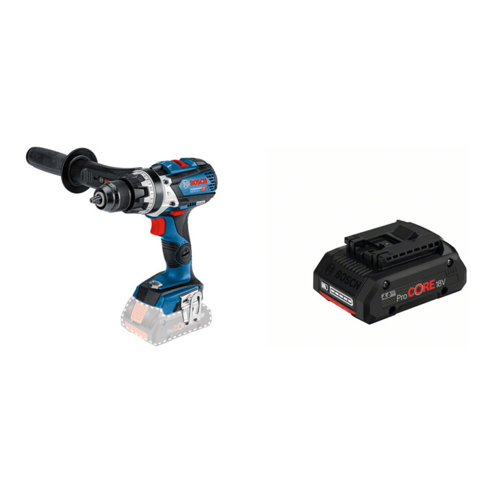 Set Bosch Akku-Schlagbohrschrauber GSB 18V-110 C + Akkupack ProCORE 18 Volt