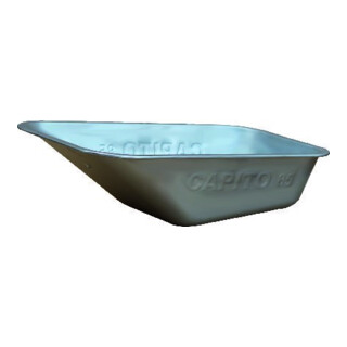 Bac 85 l pour export, galvanisé, perforé, 1,2 mm