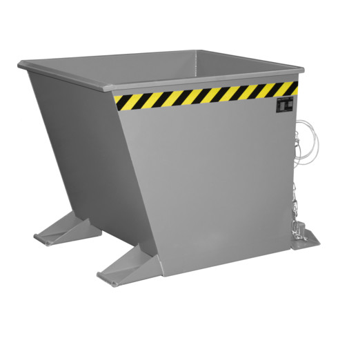 Bauer Südlohn Récipient à copeaux SGU-RZ 55, peint, gris souris