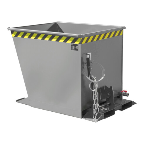 Bauer Südlohn Récipient à copeaux SGU-RZ 55, peint, gris souris