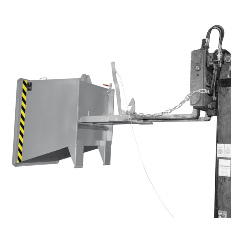 Bauer Südlohn Récipient à copeaux SGU-RZ 55, peint, gris souris