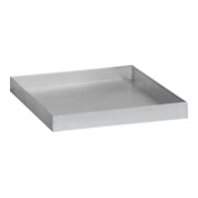 Bac à égouttures en acier C+P pour armoire climatique avec porte tournante B500xT500mm