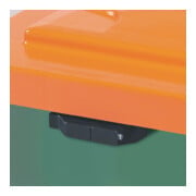 Bac à sel L945xl725xH930 mm 400 l HD-PE vert/orange sans glissière de prélèvemen-4