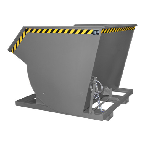 Bauer Südlohn Bac basculant BKM 200, peint, gris souris