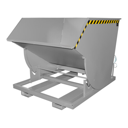 Bauer Südlohn Bac basculant BKM 200, peint, gris souris