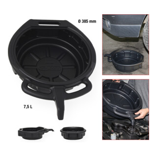 KS Tools Bac de récupération d’huile 17 litres