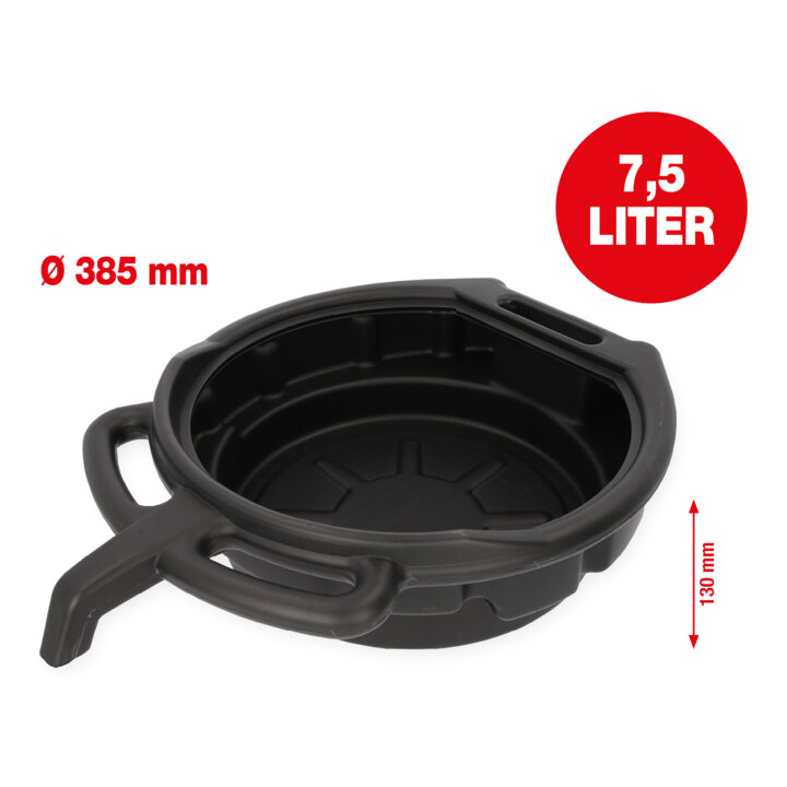 Bac de récupération 7,5 litres, Ø 385 mm