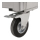 Bac de rétention mobile STIER galvanisé pour 2 fûts de 200 litres, 1 200x800x1 116 mm