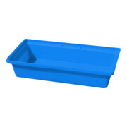 Bac de rétention PE avec grille pour petits contenants 80,5x40,5x17 cm, 31 litres
