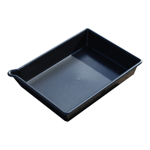 Bac de rétention PE pour petits récipients 53x40x10 cm, 16L, 100% PE, résistant aux produits chimiques