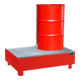 Bac de rétention STIER Premium rouge pour 2 fûts de 200 litres, 1 200x800x360 mm-2