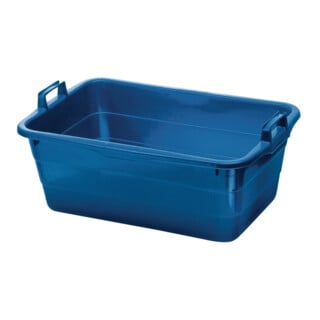 Bac L620xl425xH250mm contenu 45 l PE bleu LOCKWEILER