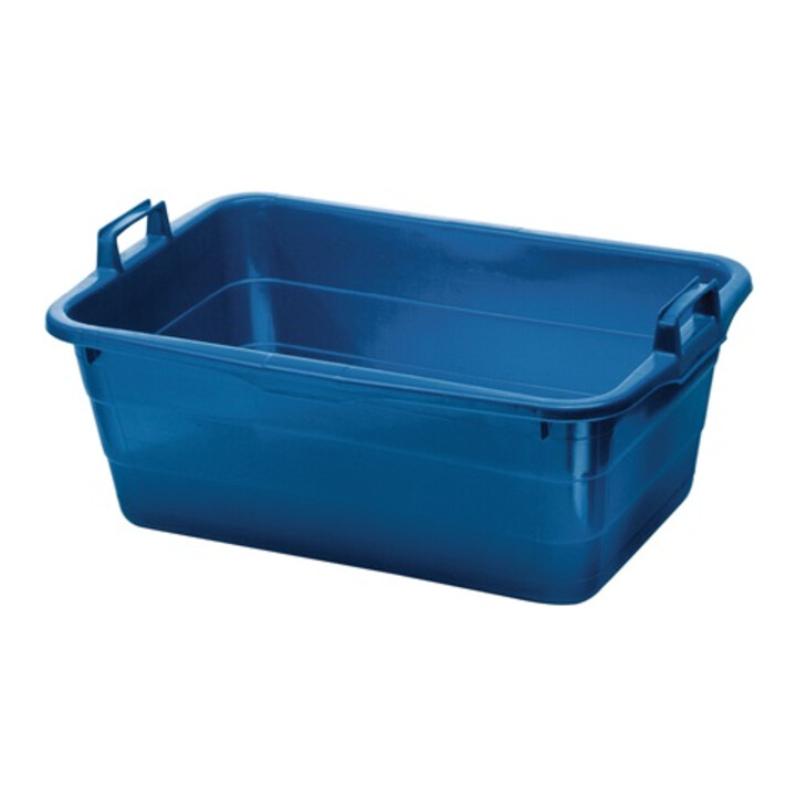 Bac L800xl535xH300mm contenu 85 l PE bleu LOCKWEILER