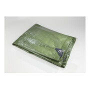 Bâche de couverture en tissu 5 x 6 m 140 g/m² vert