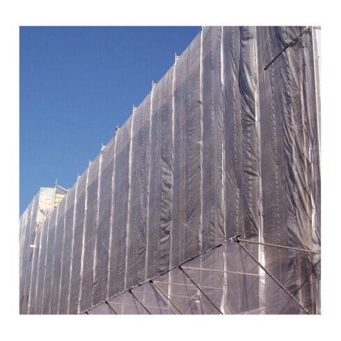 Bâche de protection d’échafaudage, naturel 2,70 x 10 m, 170 g/m²