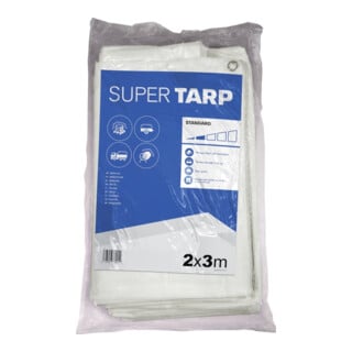 Bâche SUPER TARP standard 6 x 10 m, 150 g/m²