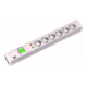 Bachmann 19 pouces multiprise 6x prises 1,5U, 1x interrupteur ÜSS 333.005