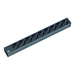 Bachmann 19 pouces multiprise 9x 1U, avec prise de terre 333.506