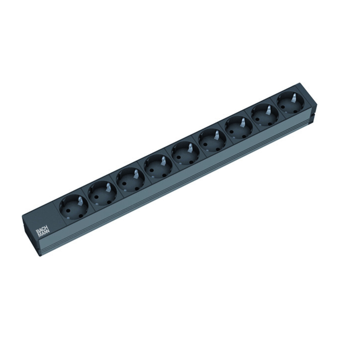 Bachmann 19 pouces multiprise 9x 1U, avec prise de terre 333.506