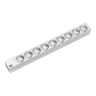 Bachmann 19 pouces multiprise 9x prises 1U 9x protection alu 333.401