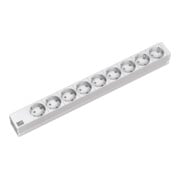 Bachmann 19 pouces multiprise 9x prises 1U 9x protection alu 333.401-1