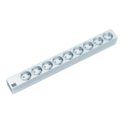 Bachmann 19 pouces multiprise 9x prises 1U 9x protection alu 333.401-3
