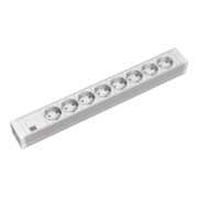 Bachmann 19Zoll Steckdosenleiste 8f PVC 8xSchutzk. 333.601-3