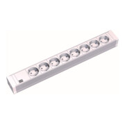 Bachmann 19Zoll Steckdosenleiste 8f PVC 8xSchutzk. 333.601-3