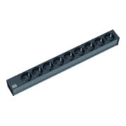 Bachmann 19Zoll Steckdosenleiste 9f 1HE, m.Schutzkontakt 333.506-1