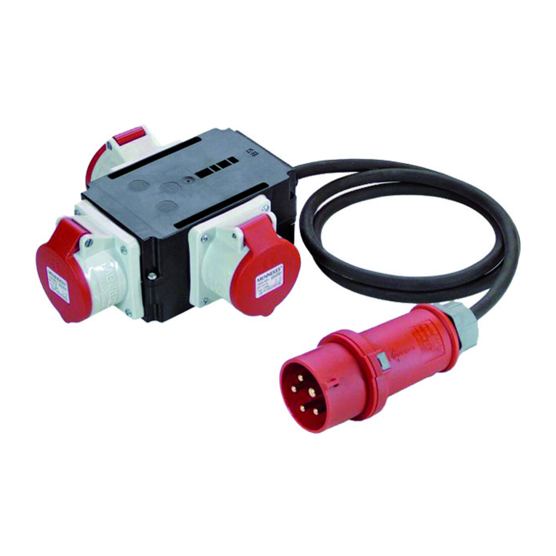 Bachmann Adaptateur CEE 1xFiche 16A 3xPrise 16A 349.035