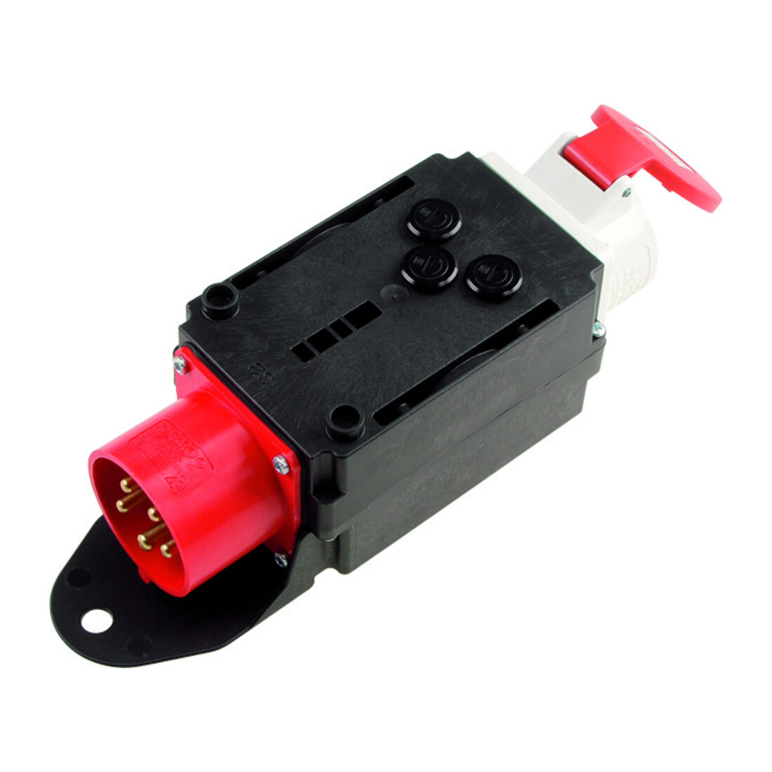 Bachmann Adaptateur CEE 1xPrise 32A 400V 1xDouille 349.183