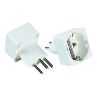 Bachmann Adaptateur de voyage CH-D 921.011 blanc