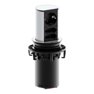 Bachmann Bloc prise 2x avec protection 928.002