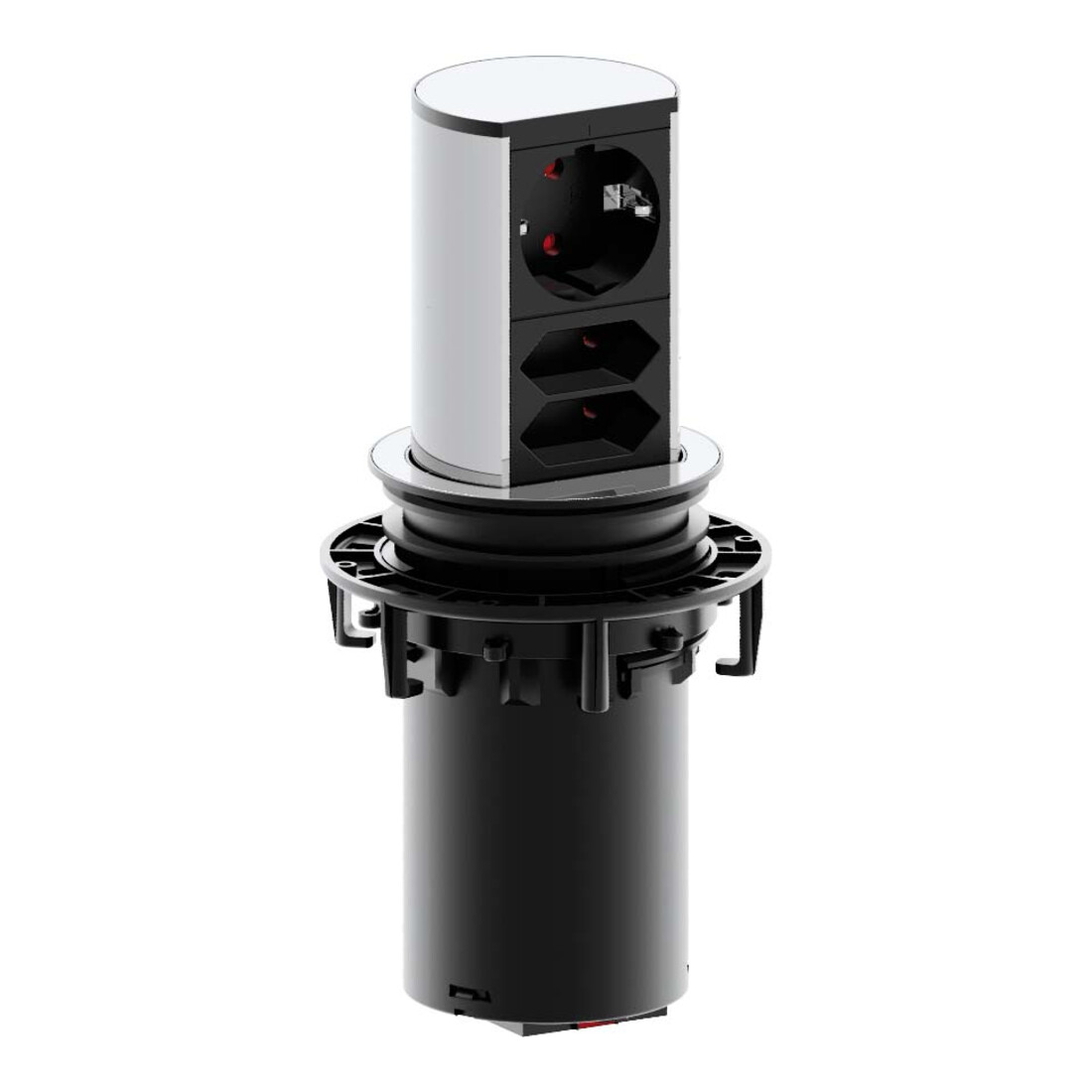 Bachmann Bloc prise 2x avec protection 928.002