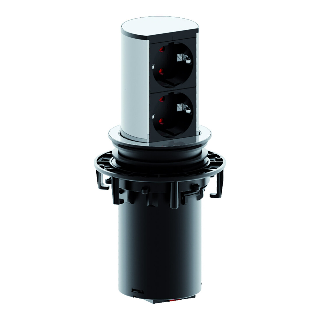 Bachmann Bloc prise 2x avec protection 928.002