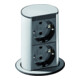 Bachmann Bloc prise 2x avec protection 928.002