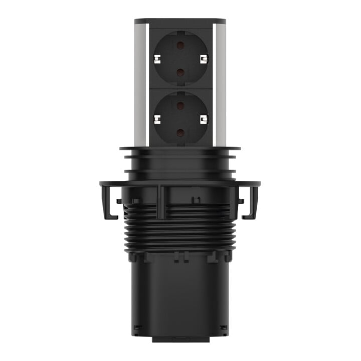 Bachmann Bloc prise 2x avec protection 928.002