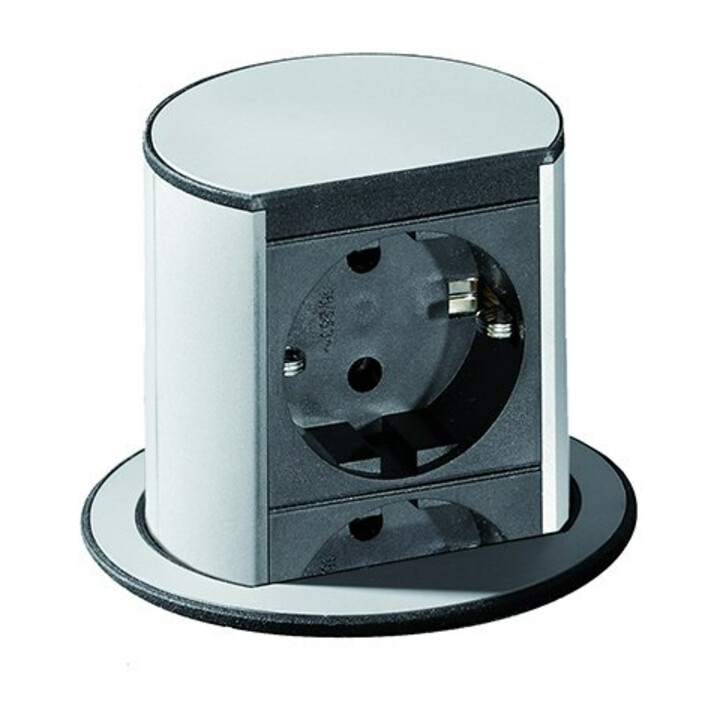 Bachmann Bloc prise 2x avec protection 928.002