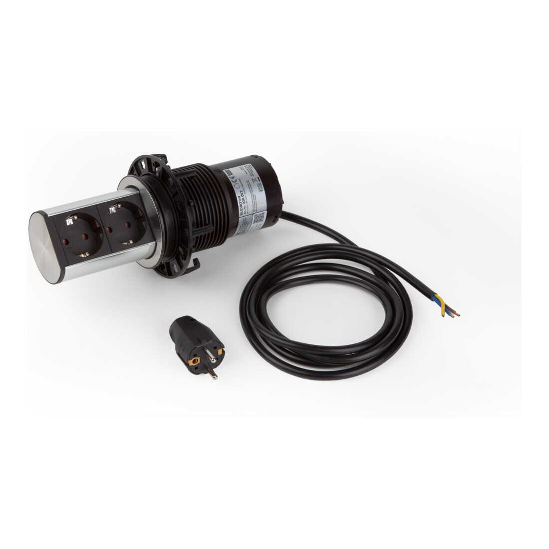 Bachmann Bloc prise 2x avec protection 928.002