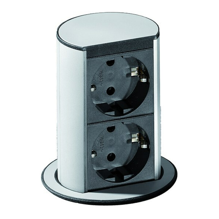 Bachmann Bloc prise 2x avec protection 928.002