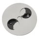 Bachmann Bloc prise TWIST noir 2x avec protection 931.000