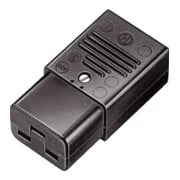 Bachmann Boîte prise C19 noire 16A/250VAC, 65 degrés 915.174-1