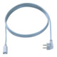 Bachmann Câble d'alimentation 10A/250V, 3m, gris 353.975