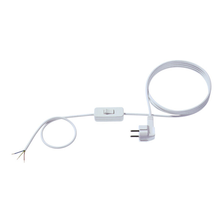 Bachmann Câble d'alimentation 2m, blanc 302.274