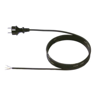 Bachmann Câble d'alimentation avec prise de terre 16A/250V, 2m, noir 322.174