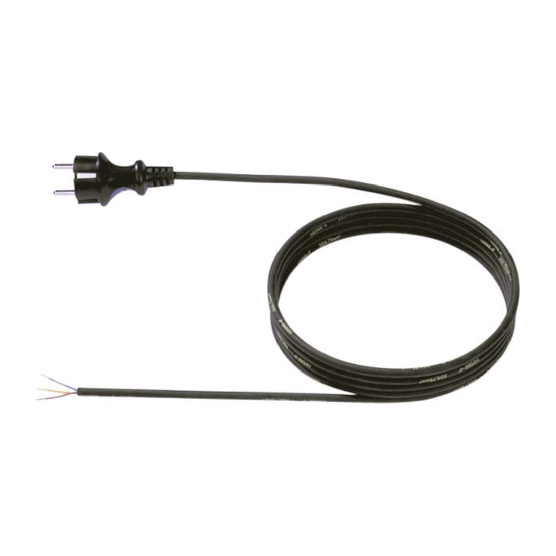 Bachmann Câble d'alimentation avec prise de terre 16A/250V, 3m, noir 321.175