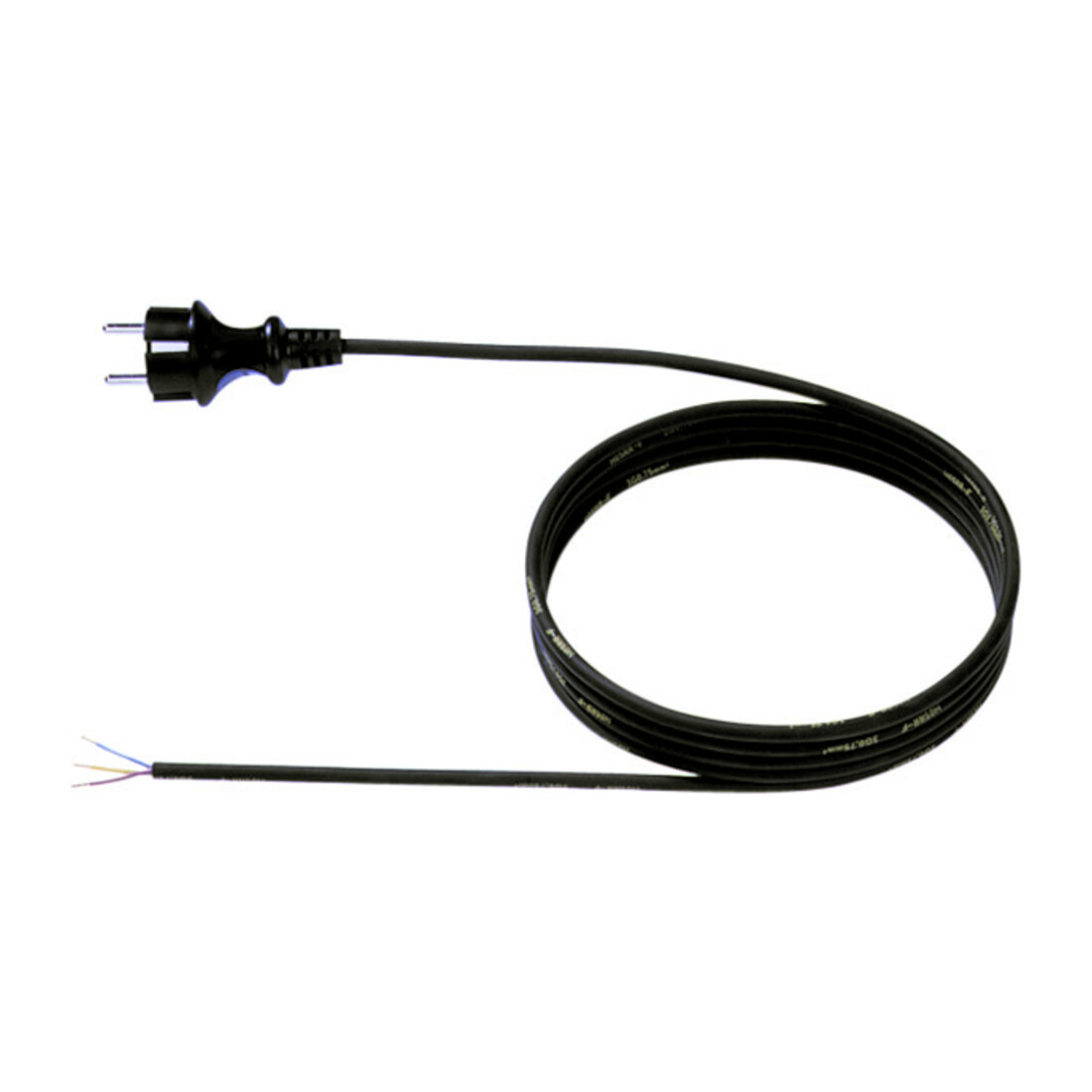 Bachmann Câble d'alimentation avec prise de terre 16A/250V, 3m, noir 321.175