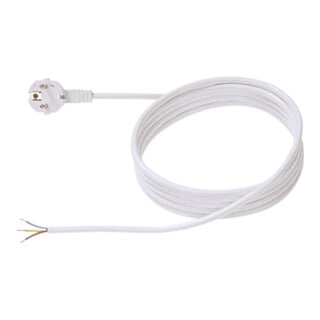 Bachmann Câble d'alimentation avec prise de terre 3m, blanc 304.275